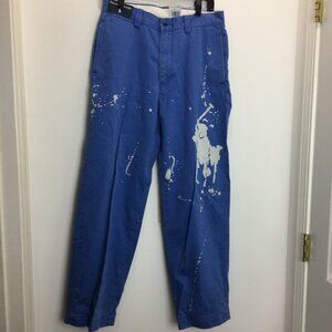 Polo by Ralph Lauren Mens Distressed Pants Big Pony 31/30 NEW